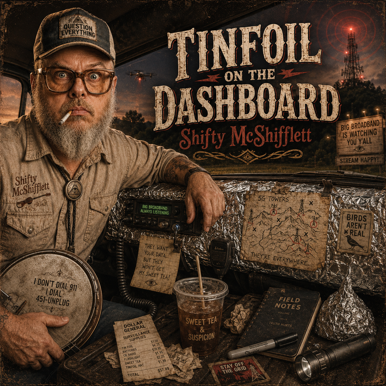 Tinfoil on the Dashboard